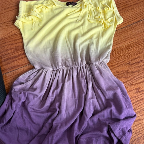 Imoga purple and yellow tie dye dress - Picture 2 of 2